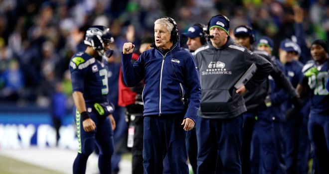 Pete Carroll: His Seahawks' side could clinch the NFC West division with victory over Arizona on Sunday