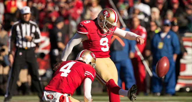 Phil Dawson kicked four field goals - including the winner with 26 seconds left