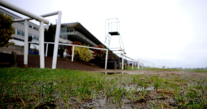 Exeter: Abandoned due to waterlogged track