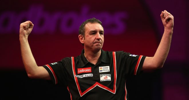 Richie Burnett: Defeated fifth seed Andy Hamilton at Alexandra Palace