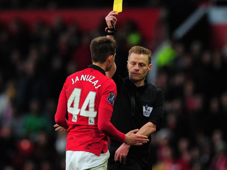 Adnan Januzaj: Second booking for diving