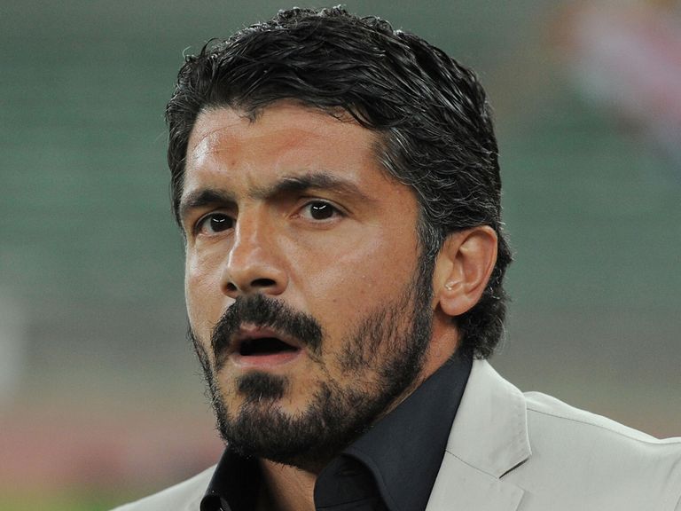 Gennaro Gattuso: Pictured in action for AC Milan