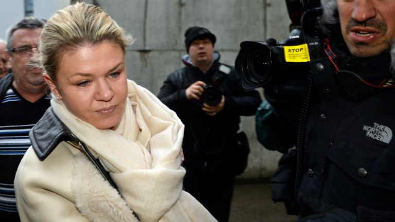 Corinna Schumacher: Has urged the media to depart Grenoble