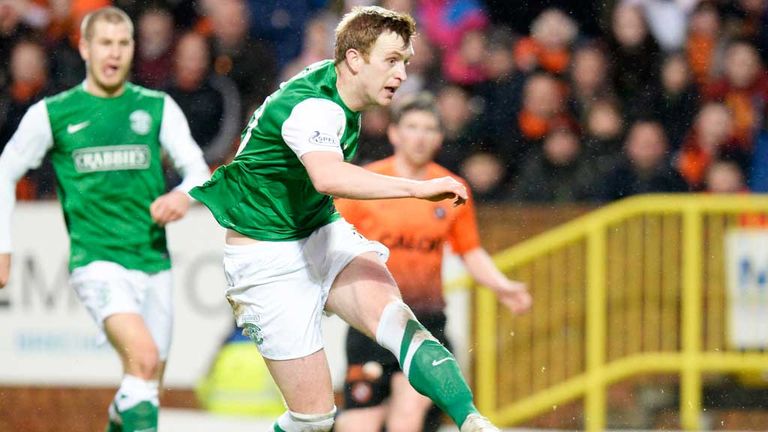 Liam Craig: Opens the scoring for Hibernian in the 2-2 draw with Dundee United