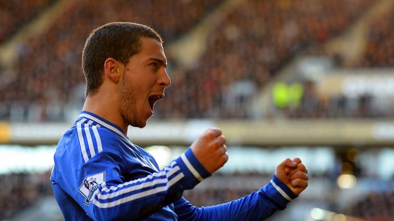 Eden Hazard: Broke the deadlock for Chelsea with a fine goal