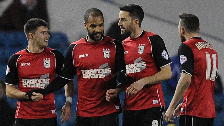 David McGoldrick: Struck late on for Ipswich
