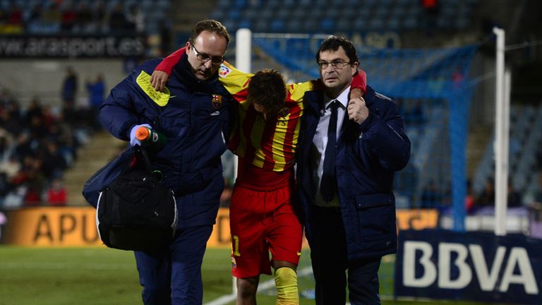 Neymar: Limped off on Thursday night
