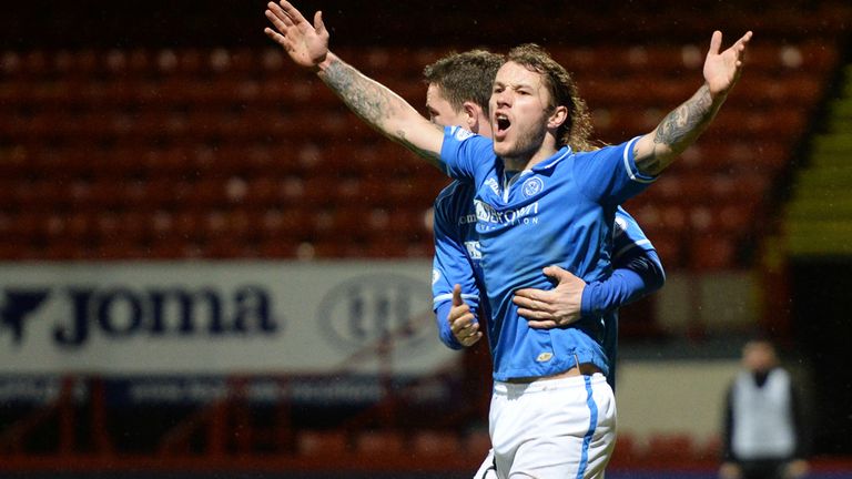 Stevie May: St Johnstone striker insists he is happy with life in Perth