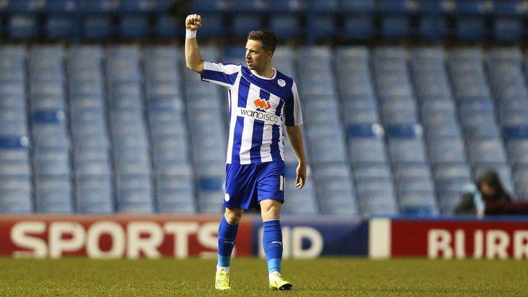 Chris Maguire: Salutes his opening goal