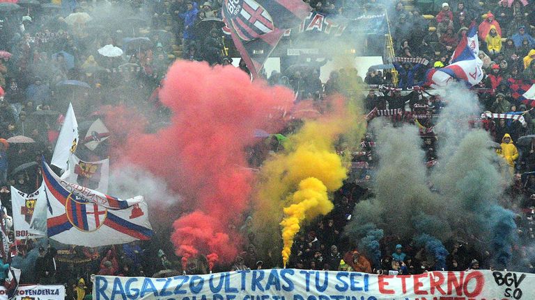 Bologna fans: Behaviour has led to punishment for the club