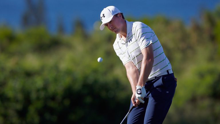 Jordan Spieth: Shares the lead with Dustin Johnson and Webb Simpson
