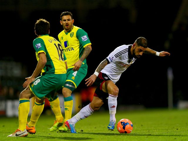 Ashkan Dejagah in action for Fulham