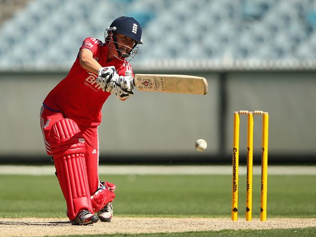 Lydia Greenway: Helped take England home with 69 not out