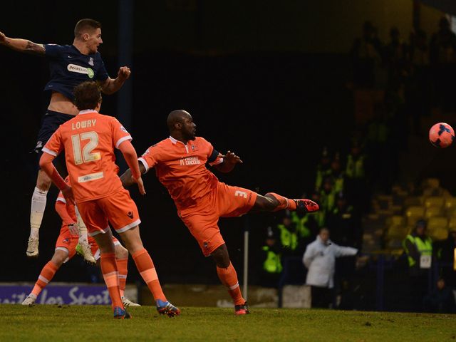 Barry Corr heads Southend into the lead