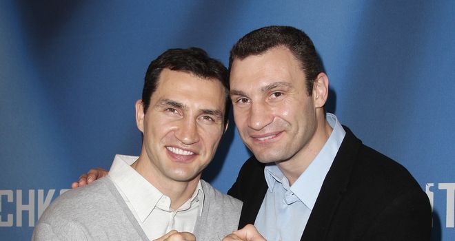 Brothers in arms: Wladimir (L) relied on Vitali, says Glenn