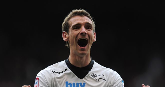 Bryson: notched twice as Derby launched a stunning comeback against Ipswich