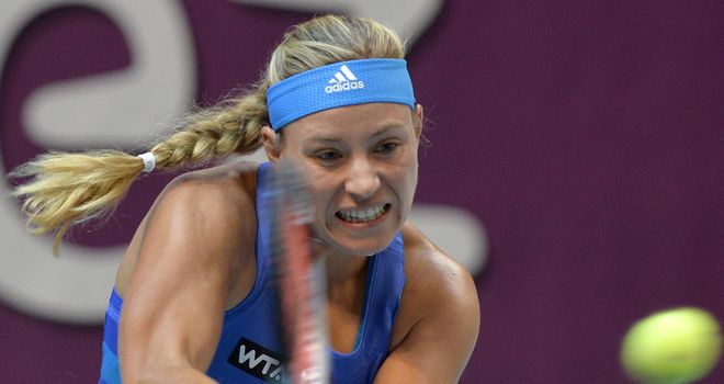 Angelique Kerber: Will play Jelena Jankovic in the last four