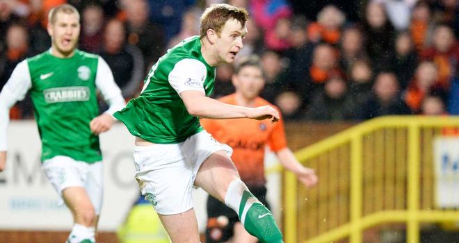 Liam Craig: Opens the scoring for Hibernian in the 2-2 draw with Dundee United
