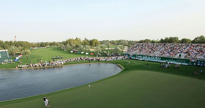 The water in front of the 18th green has created plenty of late drama