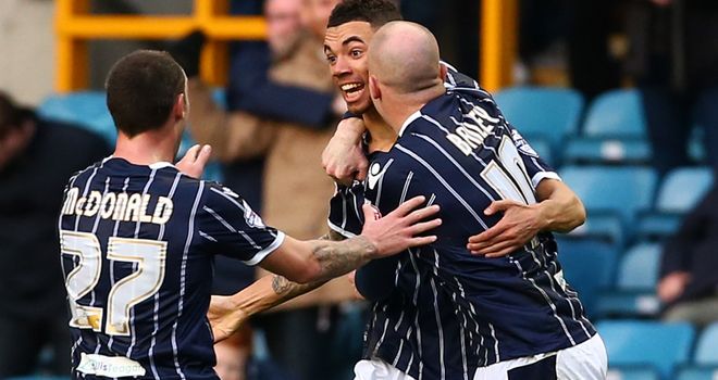 Ryan Fredericks (c): Celebrates his goal