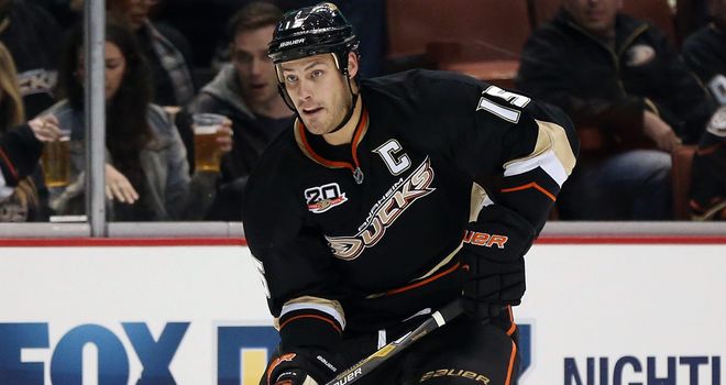 Ryan Getzlaf notched his 20th goal of the season