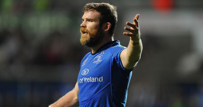 Gordon D'Arcy: late try for Leinster