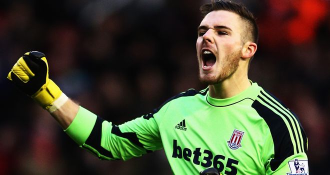 Jack Butland: Joined Stoke from Birmingham