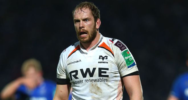 Alun Wyn Jones: Has signed a new deal with the Ospreys