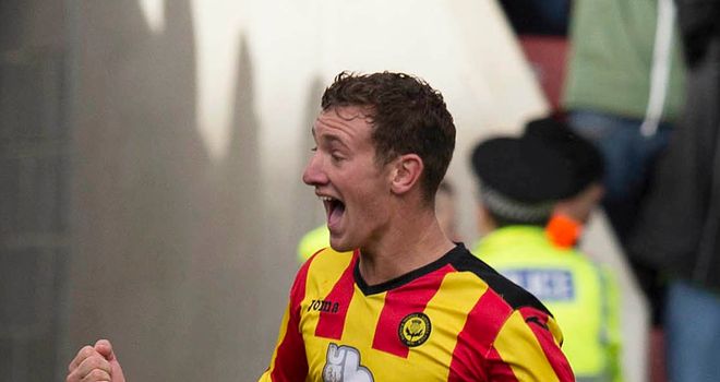 Kris Doolan: His last-gasp goal secured a point for Partick