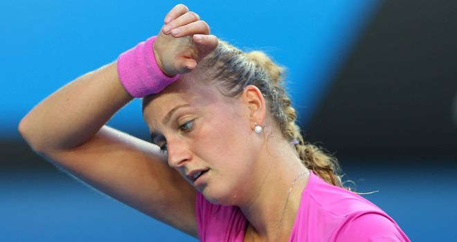 Petra Kvitova: Let slip a 5-3 lead in the second set against Alisa Kleybanova