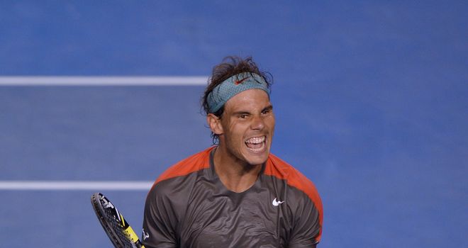 Rafa Nadal: Dropped just six games in Saturday's victory over Gael Monfils