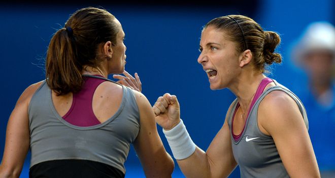 Sara Errani and Roberta Vinci: Australian Open champions to miss Fed Cup clash