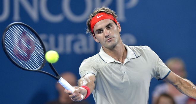 Roger Federer: Proved far too good for Marinko Matosevic