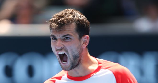 Grigor Dimitrov: Battled past Andy Murray in just under three hours