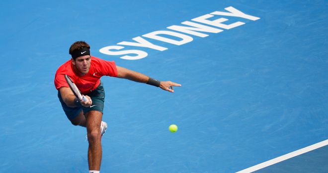 Juan Martin Del Porto: Through to the semi-finals of the Sydney International