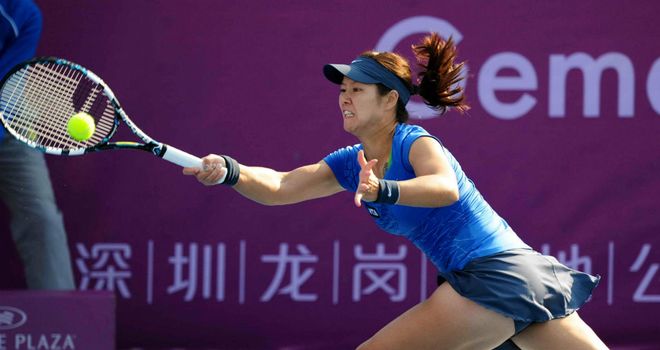 Li Na: Remains on course to defend her Shenzhen Open title