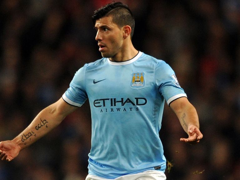 Sergio Aguero: Returned with a goal in midweek