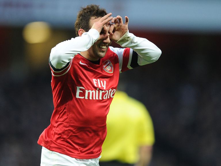 Santi Cazorla: Netted twice against Fulham