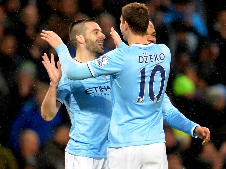 Alvaro Negredo and Edin Dzeko can ensure City don't miss Sergio Aguero