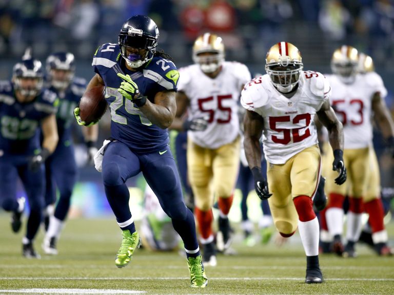 Marshawn Lynch: Sparked Seahawks into life with a 40-yard touchdown run