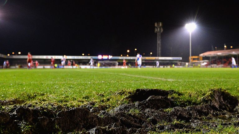 Broadfield Stadium: Pitch unplayable