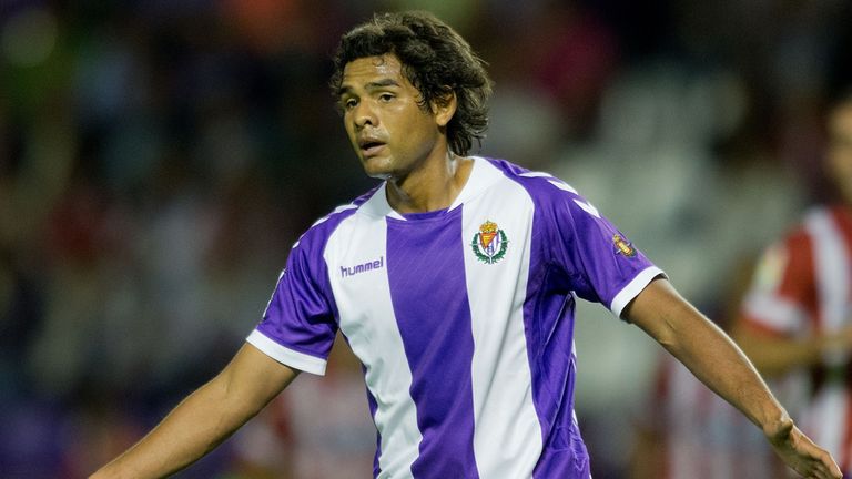 Humberto Osorio: Scored twice for Real Valladolid