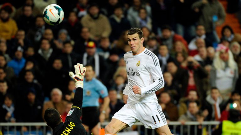 Gareth Bale nets Real Madrid's opening goal