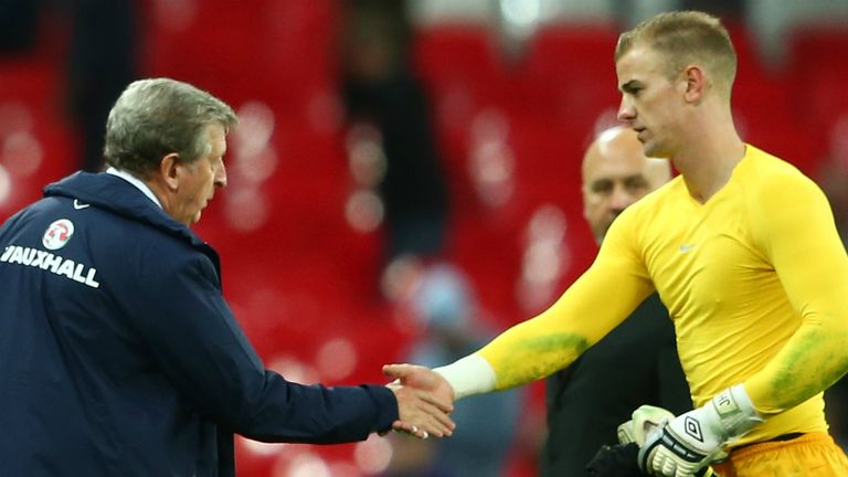 Image result for Joe Hart with Roy Hodgson
