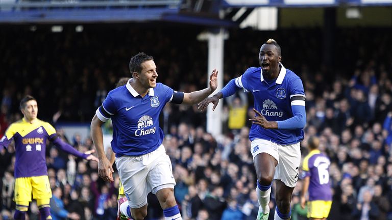 Lacina Traore: Celebrates netting the opener