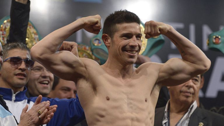 Sergio Martinez: Makes the seventh defence of his title