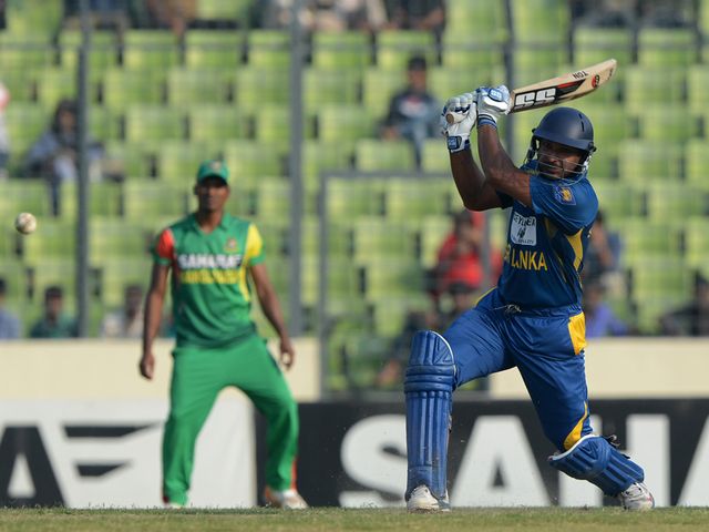 Kumar Sangakkara slammed 128 for Sri Lanka
