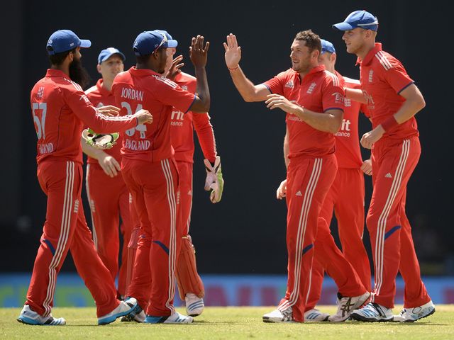The celebrations didn't last for Broad and England