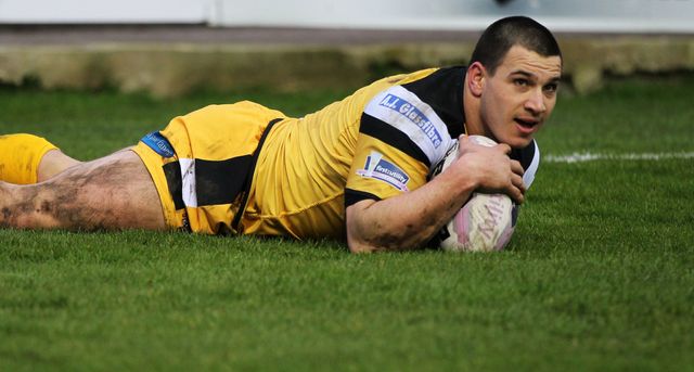 Justin Carney: Scored a hat-trick of tries for Castleford Tigers