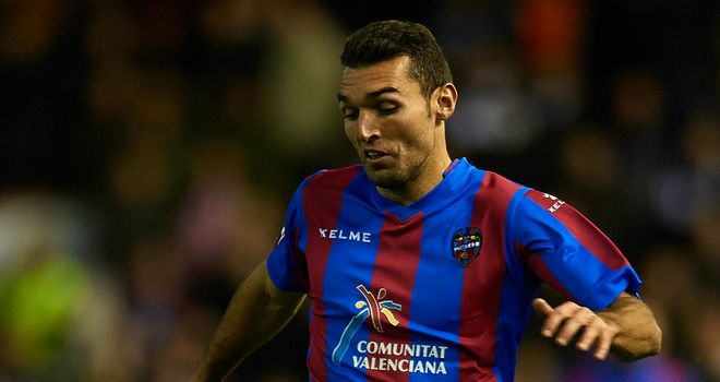 David Barral: His strike earned Levante victory